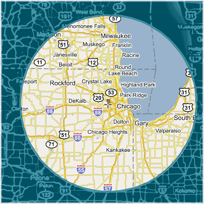 Click here for an interactive map to Tri-County Claims Service, Inc.